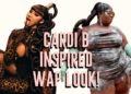 Cardi B + Meg The Stallion – WAP Inspired Fashion Plus Size Model ｜ AK Brown