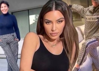 Kim Kardashian TROLLS Mom Kris Jenner for Her Outfit and DABBING!