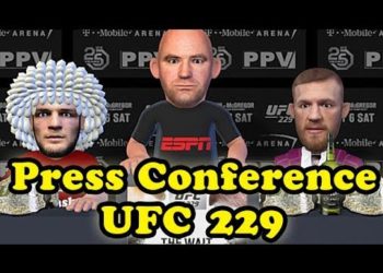 Khabib Nurmagomedov VS Conor McGregor UFC 229 press conference
