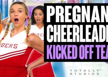 PREGNANT Cheerleader KICKED Off Team by Coach. She Regrets it Immediately. Totally Studios.