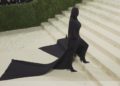 Kim Kardashian Wears Head-to-Toe Black Covering at Met Gala