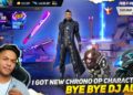 I Got New Character Cristiano Ronaldo Super Ability Bye bye Dj Alok Garena FreeFire #operationChrono