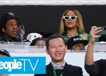Beyoncé And JAY-Z Remain Seated During The National Anthem At Super Bowl 2024 | PeopleTV