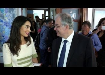 Amal Clooney in Athens on mission for return of Elgin Marbles