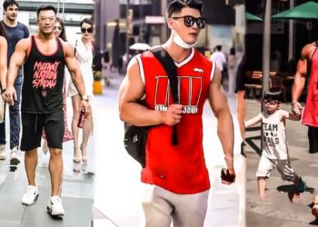 When a Bodybuilder Goes Shirtless in Public Part 2