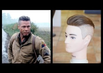 Brad Pitt Fury – Men's Haircut Tutorial – TheSalonGuy