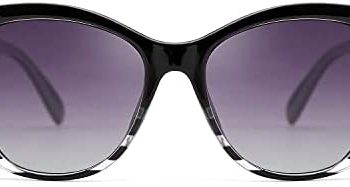 FEISEDY Polarized Vintage Sunglasses American Square Jackie O Cat Eye Sunglasses B2451