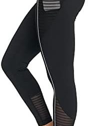 Nicole Miller Invisible Zipper Pocket 7/8 Workout Leggings for Women