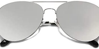 SOJOS Classic Aviator Sunglasses for Women Men Metal Frame Spring Hinges SJ1030