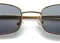 FEISEDY Vintage Slender Square Sunglasses Retro Small Metal Frame Candy Colors B2295