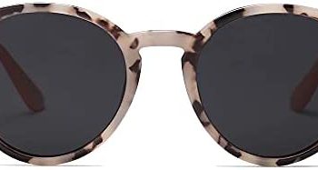 SOJOS Classic Retro Round Polarized Sunglasses for Women Men SJ2069 ALL ME