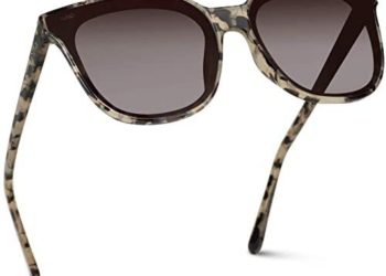 WearMe Pro – Women Oversized Full Mirrored Lens Square Fashion Style Sunglasses