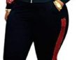 Women 2 Piece Glitter Sequin Outfits Tracksuit, Long Sleeve Jacket Tops Bodycon Long Pants Sparkle Sweatsuit Club Wear