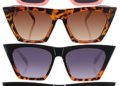 4 Pairs Vintage Square Cat Eye Sunglasses Unisex Mirrored Glasses Retro Cateye Sunglasses for Women and Men