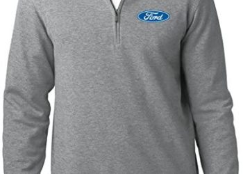Buy Cool Shirts Mens Ford 1/4 Zip Long Sleeve Shirt