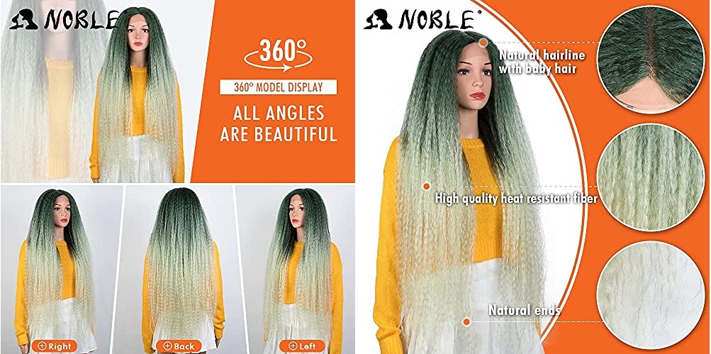 Noble Green Wig