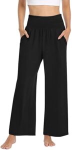 Tarse Wide-leg yoga pants with pockets